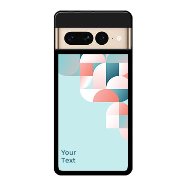 Google Pixel 7 Pro 5G Custom Glass Phone Case - Stylish Semi - Circle Pattern Design