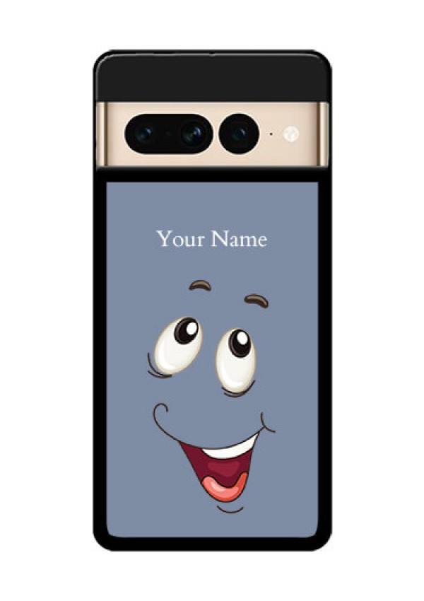 Google Pixel 7 Pro 5G Custom Glass Phone Case - Laughing Cartoon Face Design