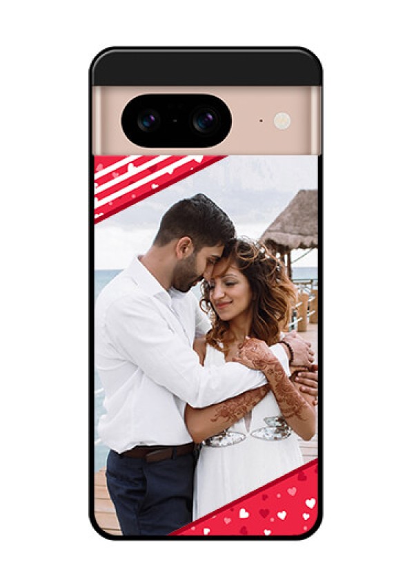 Google Pixel 8 5G Custom Glass Phone Case - Valentines Gift Design