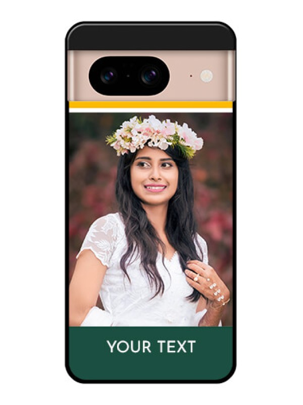 Custom Google Pixel 8 5G Custom Glass Phone Case - Love You Design