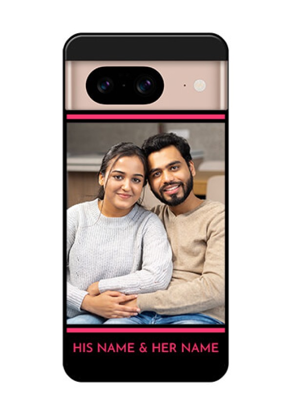 Google Pixel 8 5G Custom Glass Phone Case - With Add Text Design