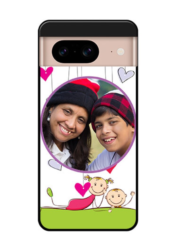 Google Pixel 8 5G Custom Glass Phone Case - Cute Kids Phone Case Design