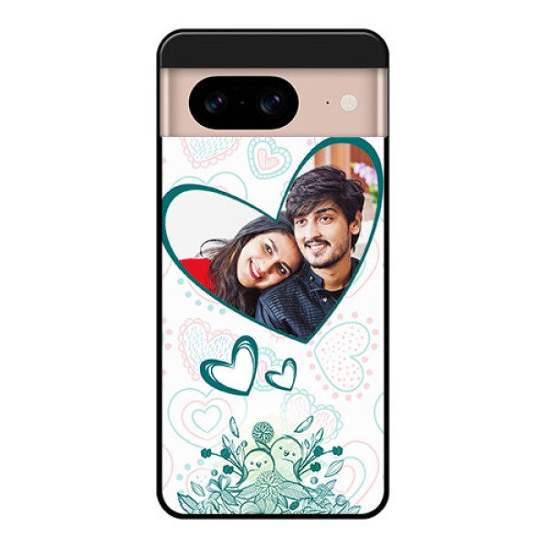 Google Pixel 8 5G Custom Glass Phone Case - Premium Couple Design