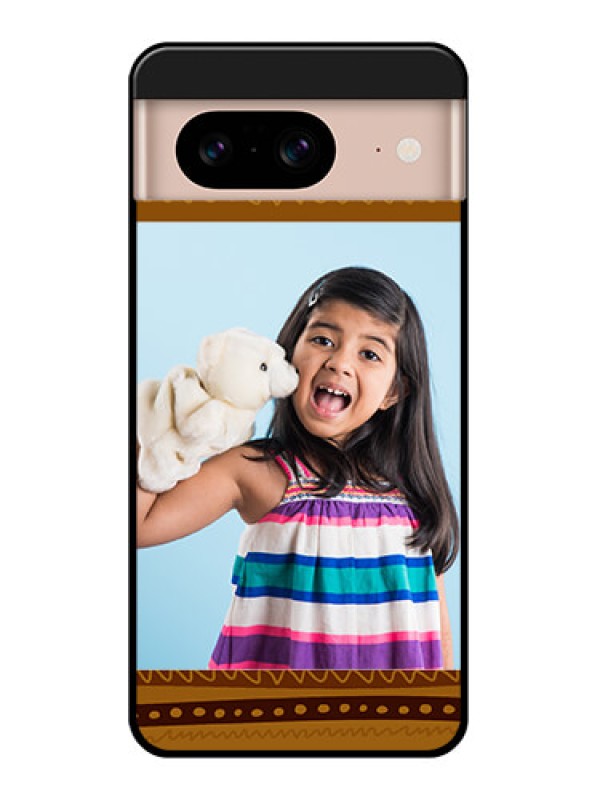 Custom Google Pixel 8 5G Custom Glass Phone Case - Friends Picture Upload Design