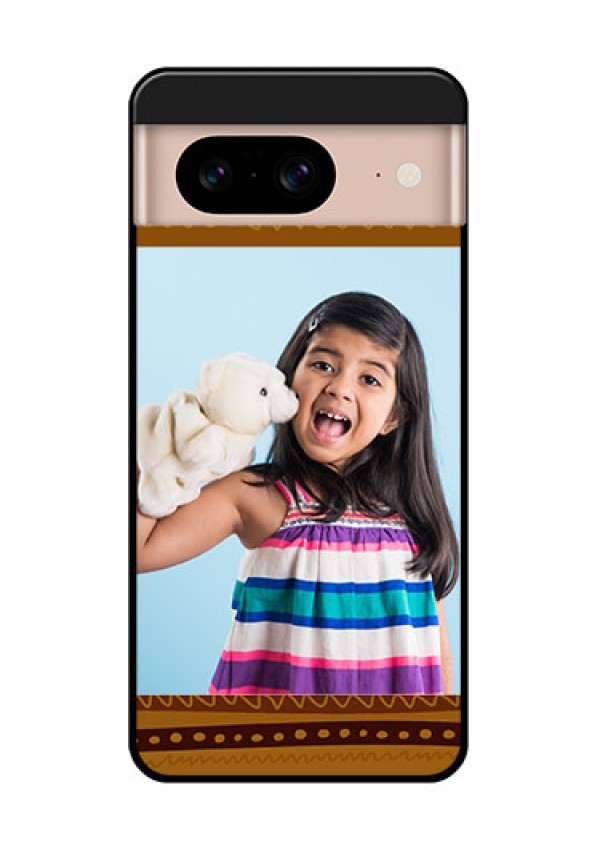 Google Pixel 8 5G Custom Glass Phone Case - Friends Picture Upload Design