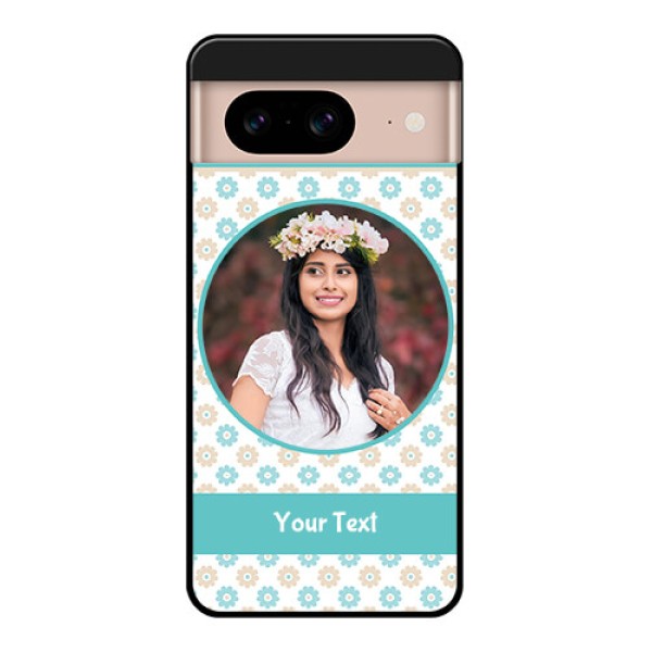 Google Pixel 8 5G Custom Glass Phone Case - Beautiful Flowers Design