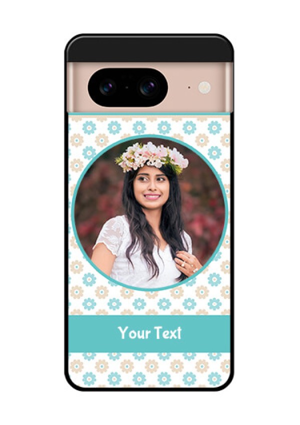 Google Pixel 8 5G Custom Glass Phone Case - Beautiful Flowers Design