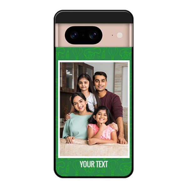 Google Pixel 8 5G Custom Glass Phone Case - Picture Upload Design