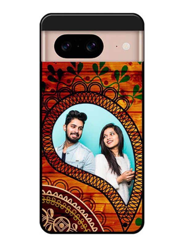 Custom Google Pixel 8 5G Custom Glass Phone Case - Abstract Colorful Design