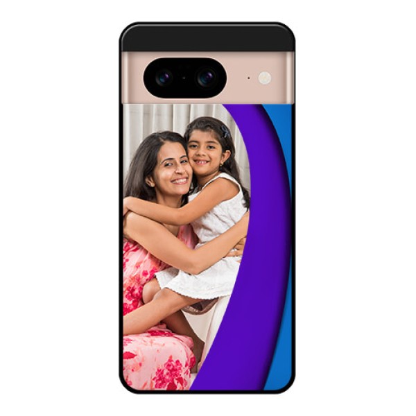 Google Pixel 8 5G Custom Glass Phone Case - Simple Pattern Design