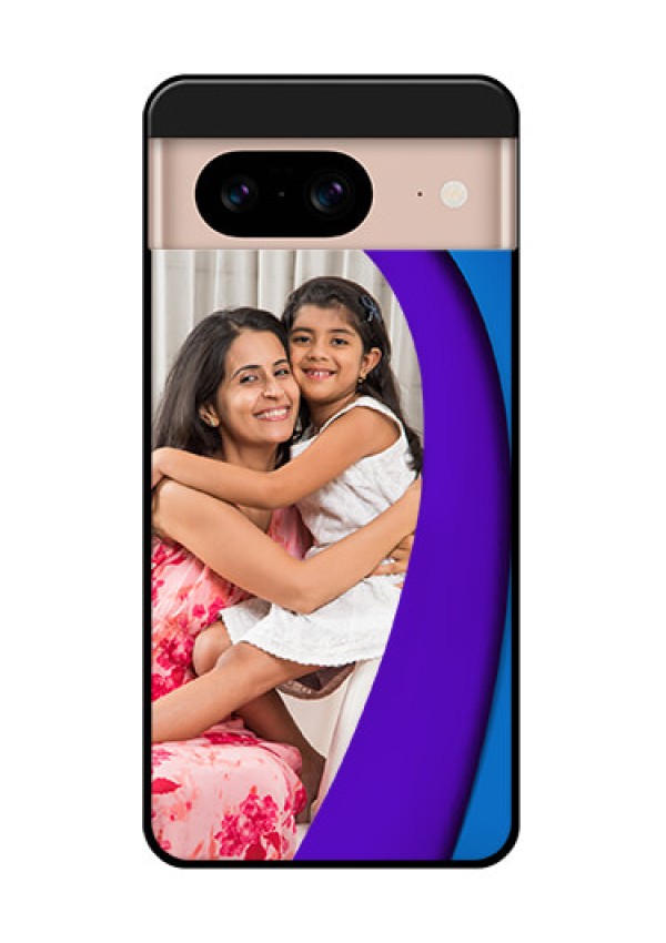 Google Pixel 8 5G Custom Glass Phone Case - Simple Pattern Design