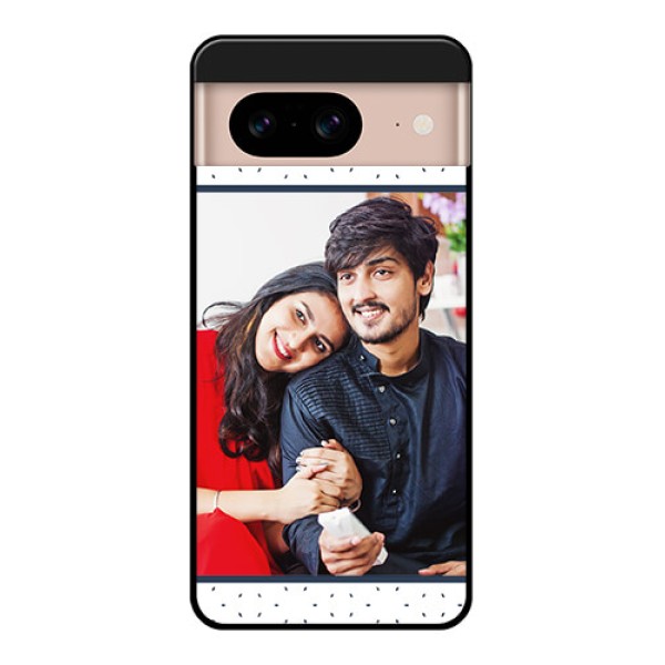 Google Pixel 8 5G Custom Glass Phone Case - Premium Dot Design