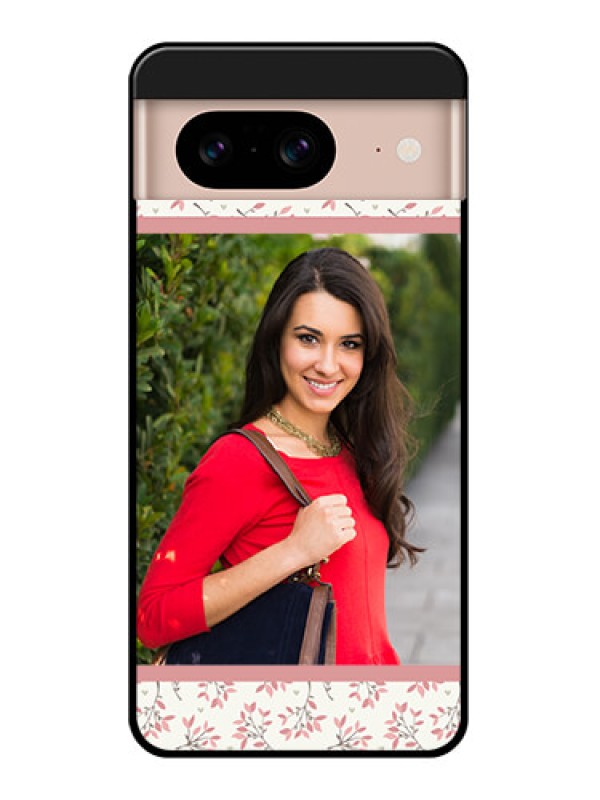 Custom Google Pixel 8 5G Custom Glass Phone Case - Stunning Floral Design