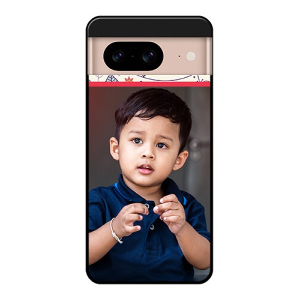 Google Pixel 8 5G Custom Glass Phone Case - Premium Floral Design