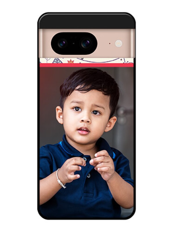 Custom Google Pixel 8 5G Custom Glass Phone Case - Premium Floral Design