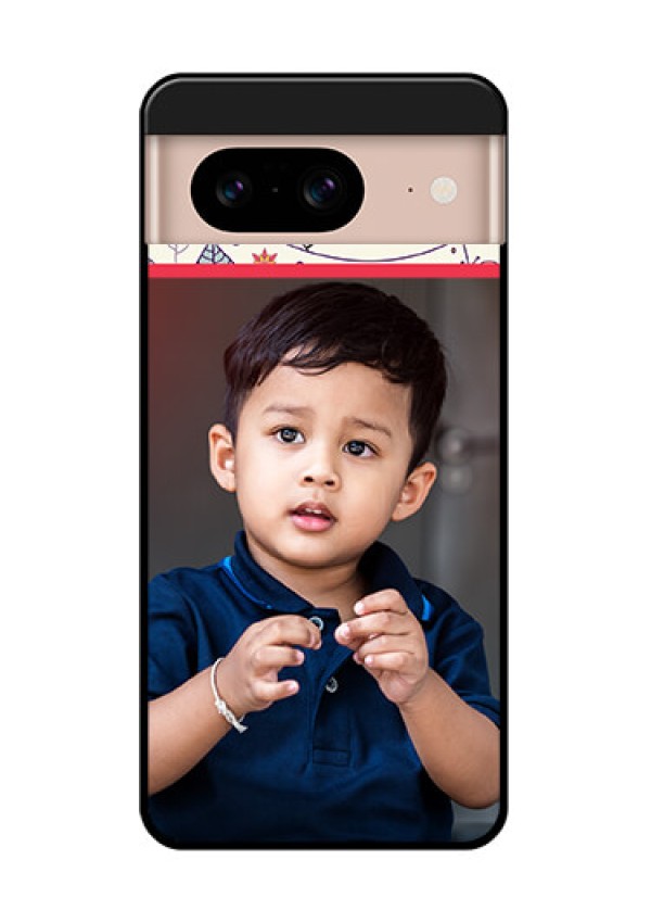 Google Pixel 8 5G Custom Glass Phone Case - Premium Floral Design
