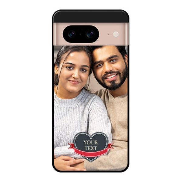 Google Pixel 8 5G Custom Glass Phone Case - Just Married Couple Design