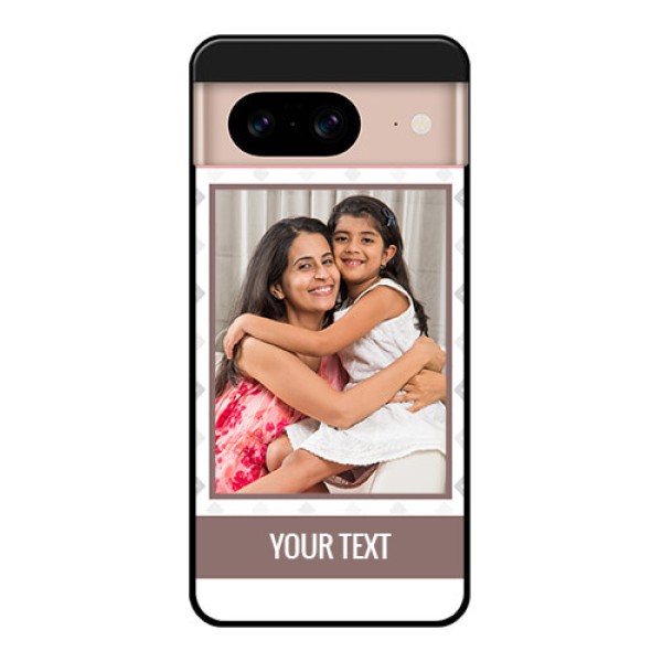 Google Pixel 8 5G Custom Glass Phone Case - Simple Diamond Design