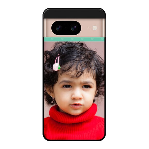 Google Pixel 8 5G Custom Glass Phone Case - Lovers Picture Design