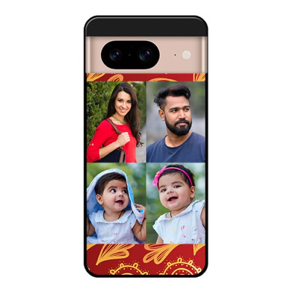 Google Pixel 8 5G Custom Glass Phone Case - 4 Image Traditional Design