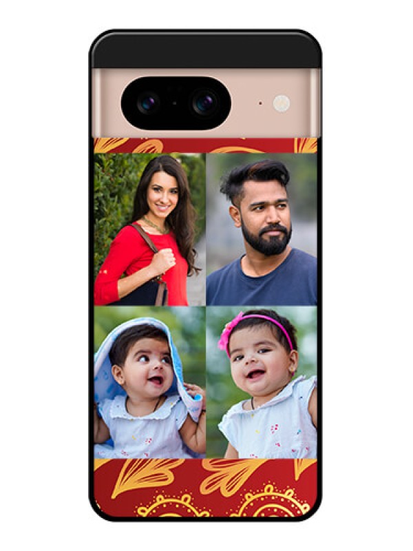 Custom Google Pixel 8 5G Custom Glass Phone Case - 4 Image Traditional Design