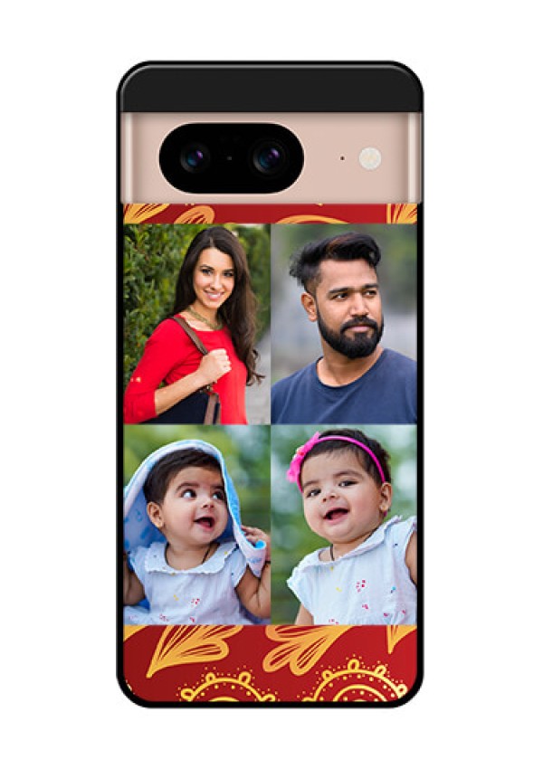 Google Pixel 8 5G Custom Glass Phone Case - 4 Image Traditional Design