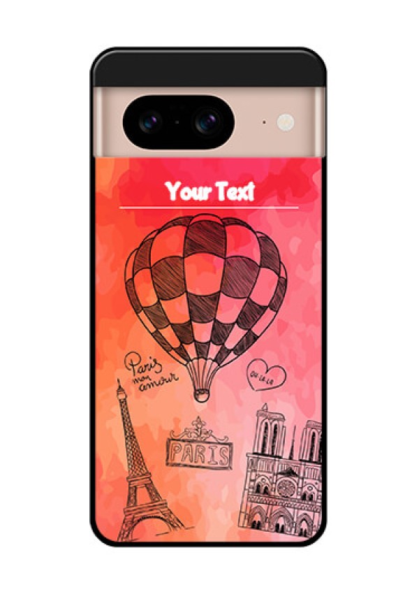 Google Pixel 8 5G Custom Glass Phone Case - Paris Theme Design