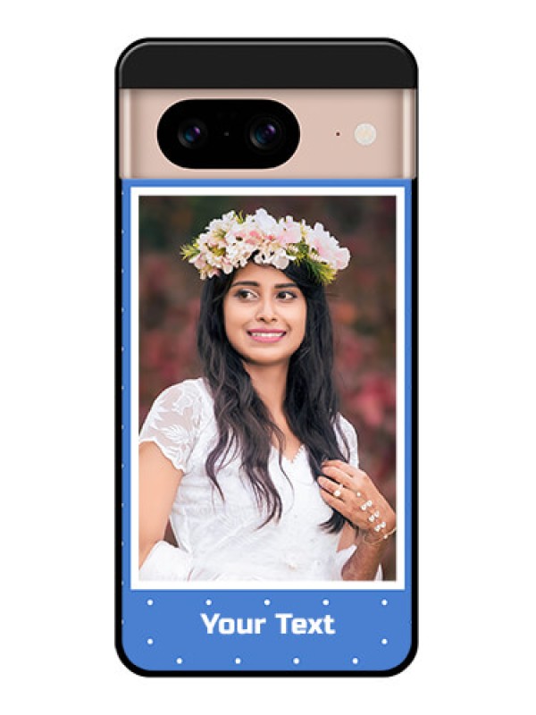 Custom Google Pixel 8 5G Custom Glass Phone Case - Polka Dots Design