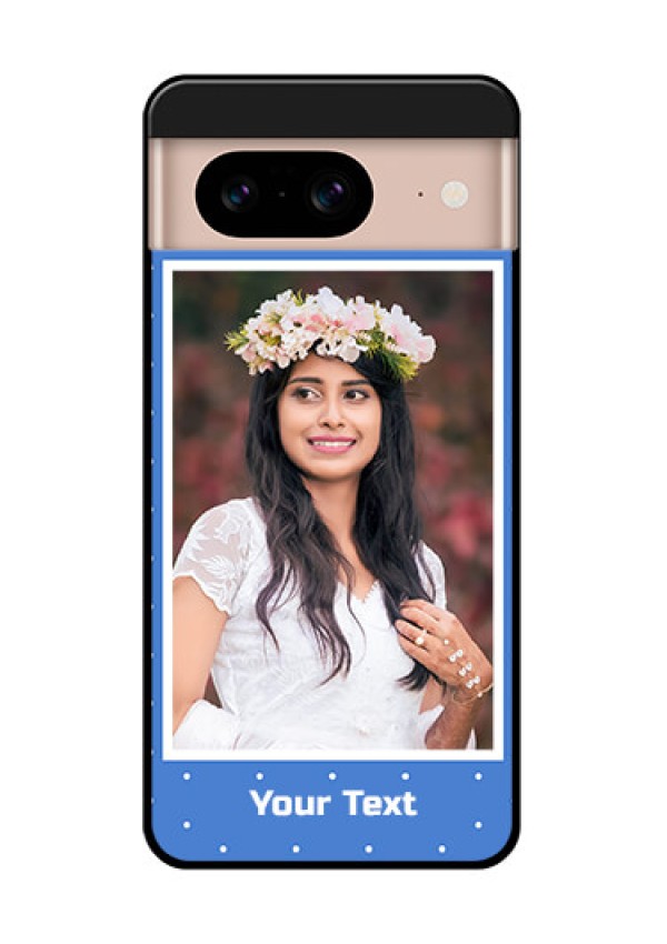 Google Pixel 8 5G Custom Glass Phone Case - Polka Dots Design