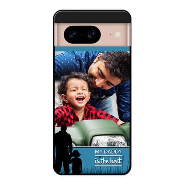 Google Pixel 8 5G Custom Glass Phone Case - Best Dad Design