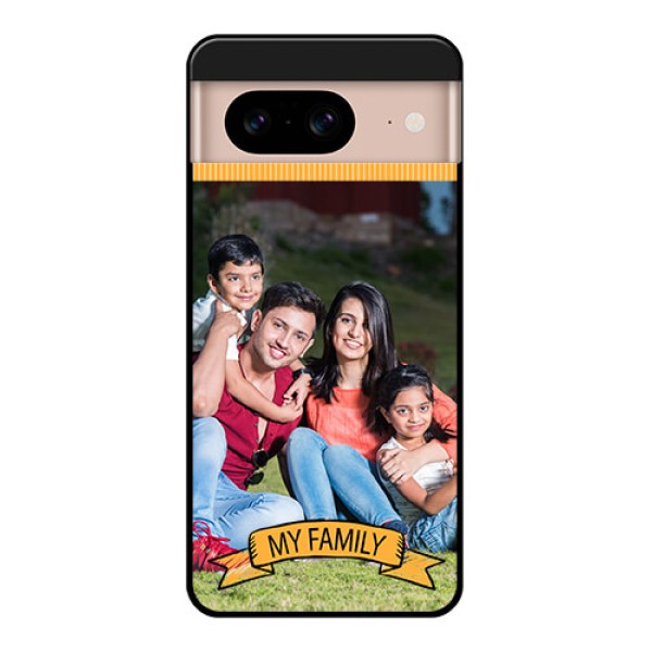 Google Pixel 8 5G Custom Glass Phone Case - My Family Design