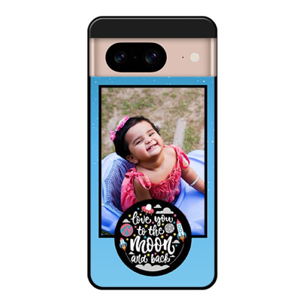 Google Pixel 8 5G Custom Glass Phone Case - Wave Pattern Colorful Design