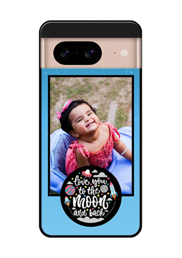Google Pixel 8 5G Custom Glass Phone Case - Wave Pattern Colorful Design