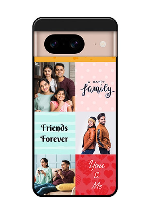Google Pixel 8 5G Custom Glass Phone Case - Images With Quotes Design