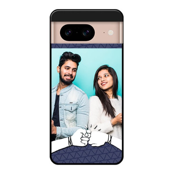 Google Pixel 8 5G Custom Glass Phone Case - With Best Friends Design