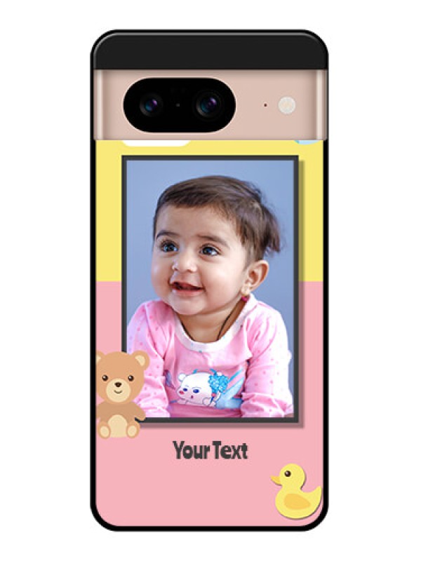 Custom Google Pixel 8 5G Custom Glass Phone Case - Kids 2 Color Design