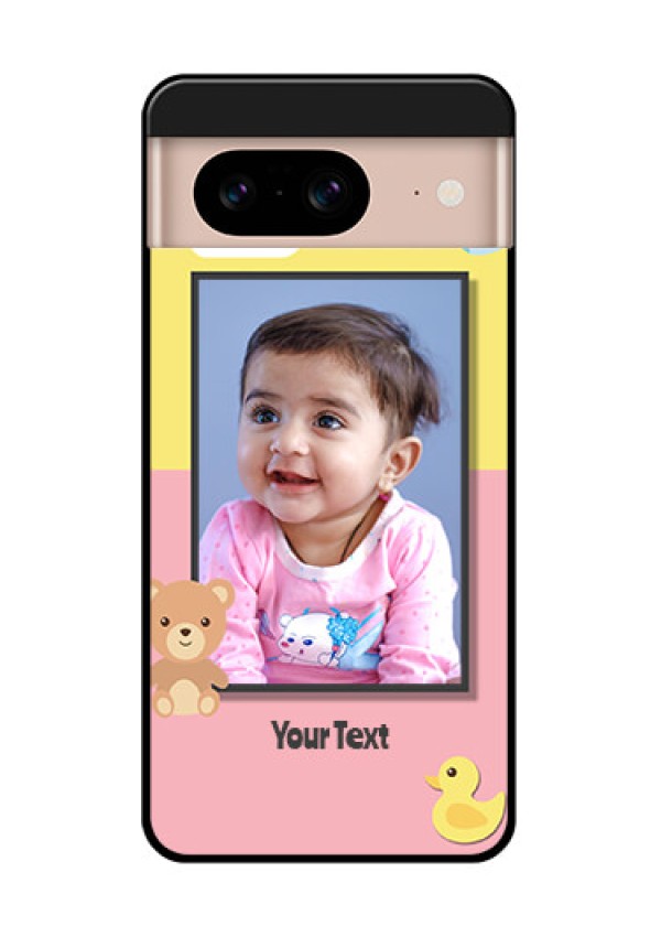 Google Pixel 8 5G Custom Glass Phone Case - Kids 2 Color Design