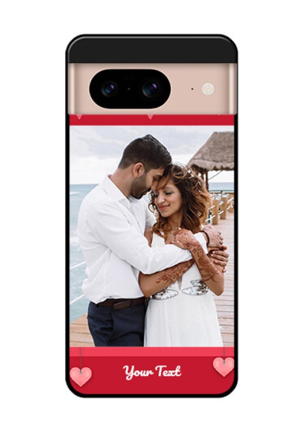 Google Pixel 8 5G Custom Glass Phone Case - Valentines Day Design