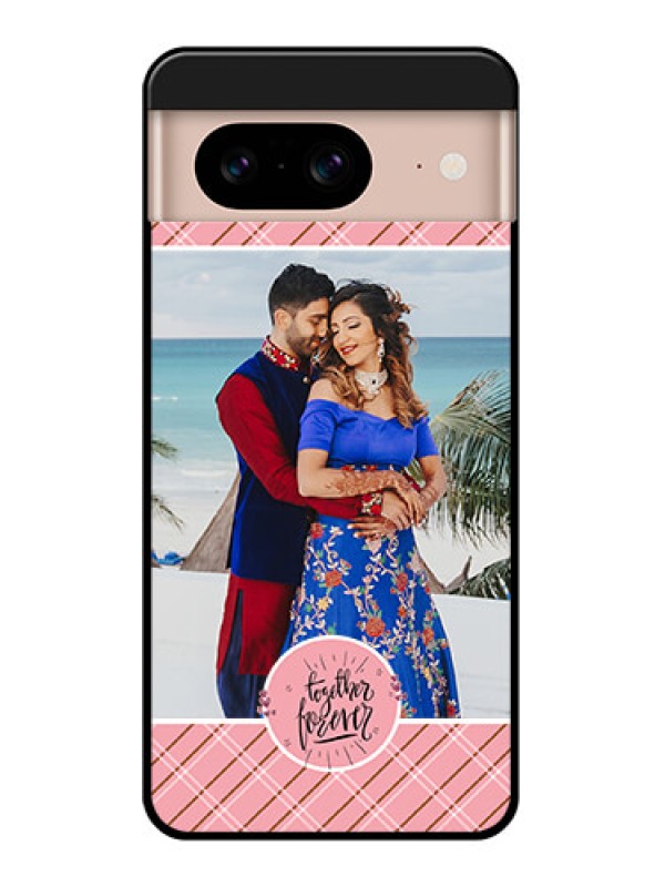 Custom Google Pixel 8 5G Custom Glass Phone Case - Together Forever Design