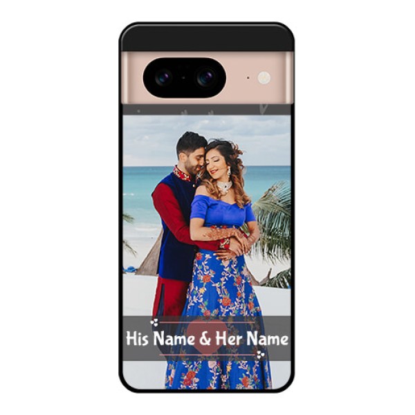 Google Pixel 8 5G Custom Glass Phone Case - Buy Love Design With Photo Online