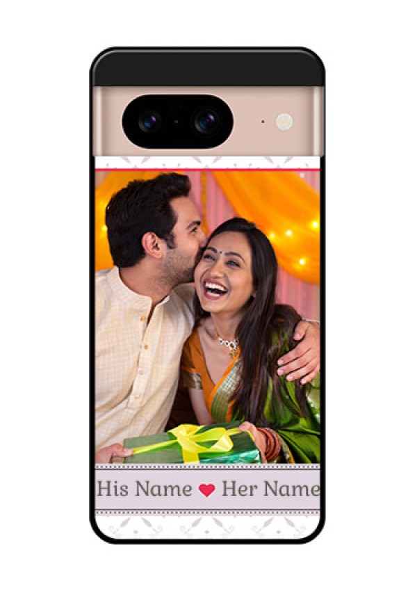 Google Pixel 8 5G Custom Glass Phone Case - With Photo And Ethnic Design