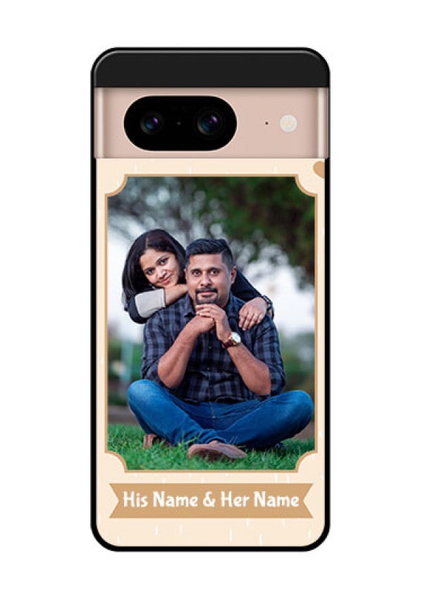 Google Pixel 8 5G Custom Glass Phone Case - With Confetti Love Design