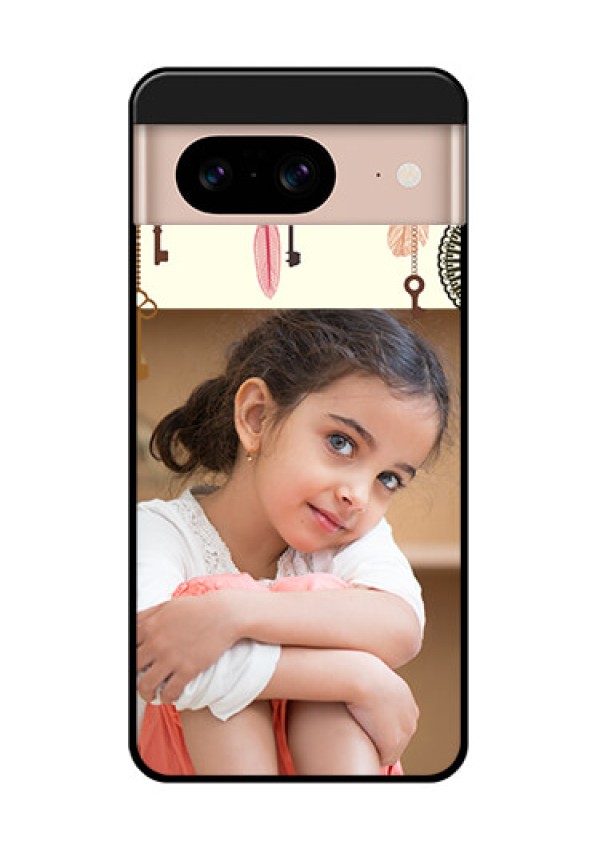 Google Pixel 8 5G Custom Glass Phone Case - Boho Style Design