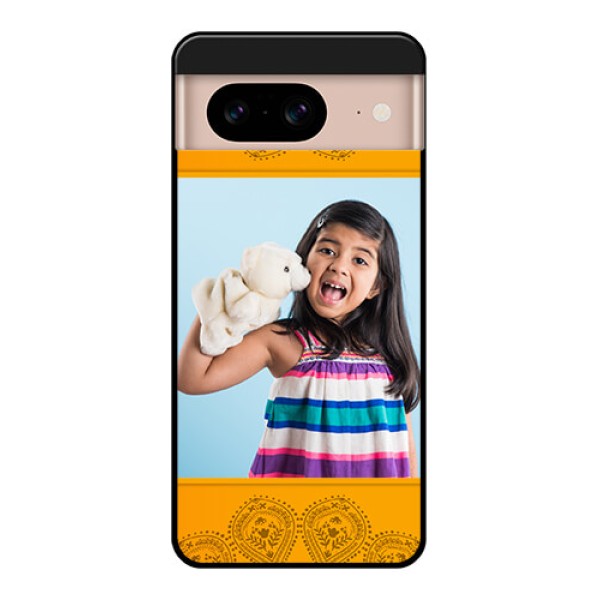 Google Pixel 8 5G Custom Glass Phone Case - Photo Wedding Design