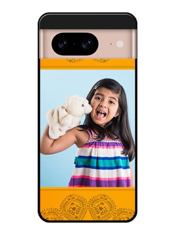 Custom Google Pixel 8 5G Custom Glass Phone Case - Photo Wedding Design