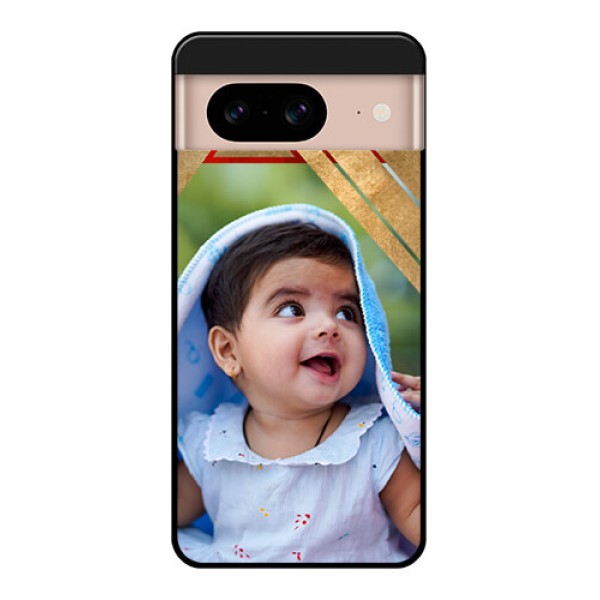 Google Pixel 8 5G Custom Glass Phone Case - Gradient Abstract Texture Design