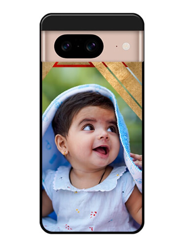 Custom Google Pixel 8 5G Custom Glass Phone Case - Gradient Abstract Texture Design