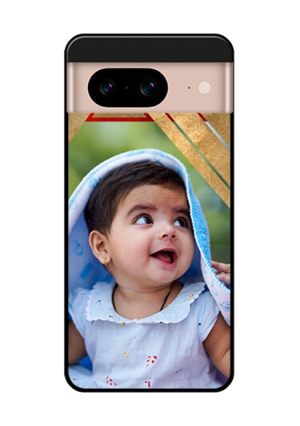 Google Pixel 8 5G Custom Glass Phone Case - Gradient Abstract Texture Design