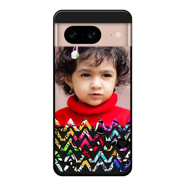 Google Pixel 8 5G Custom Glass Phone Case - Neon Abstract Design