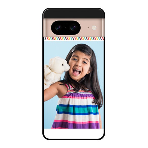 Google Pixel 8 5G Custom Glass Phone Case - Line Art Design
